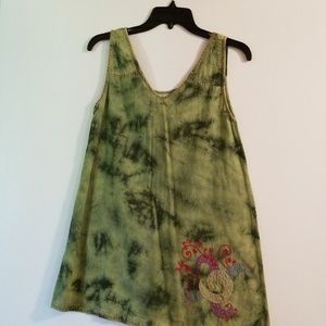 SACRED THREADS tie dye top